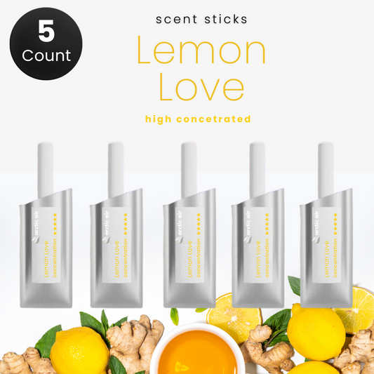 Lemon Love Scent Replacement Sticks for Ion Air Purifier